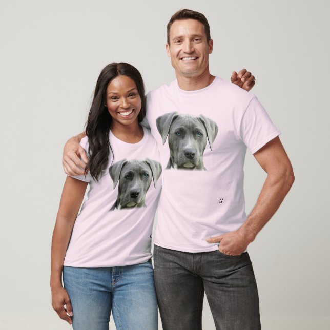 Kom på hund är det blått och grått tee (Unisex)