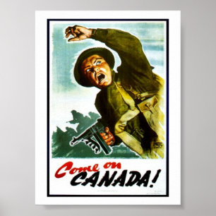 Kom på Kanada! Poster