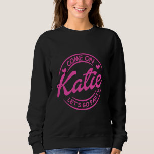 Kom på Katie Låt oss Go Party, Birthday, Doll Baby T Shirt