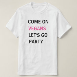 Kom på låt oss lastbilar går party t shirt