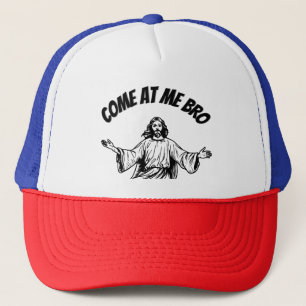 Kom på mig Bro Funny Jesus Christian Bible Cap Keps