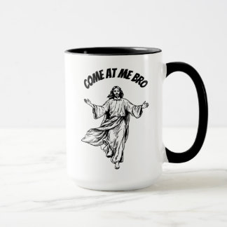 Kom på mig Bro Funny Jesus Christian Bible Coffee Mugg