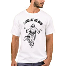 Kom på mig Bro Funny Jesus Christian Bible Tee
