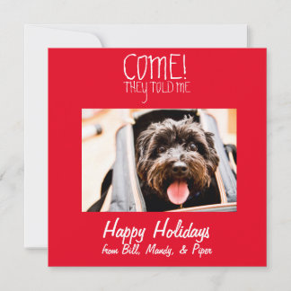KOM! Pet Photo Helgdag Card Julkort