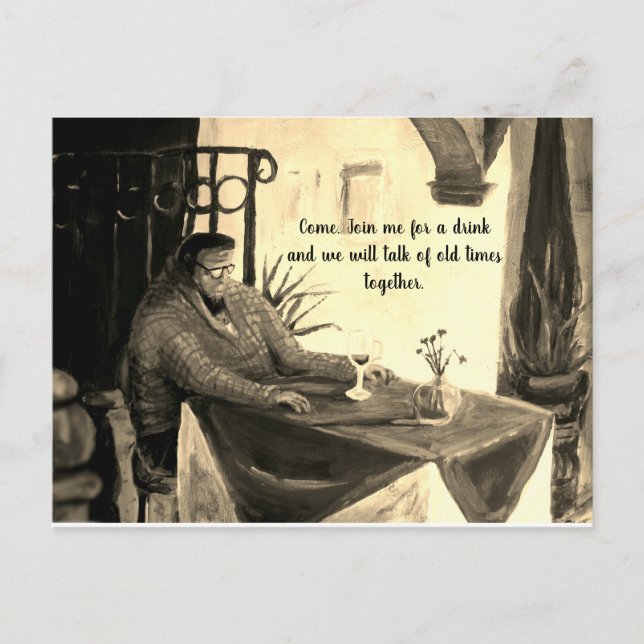 Kom, prata om gamla tider inbjudan (Framsida)