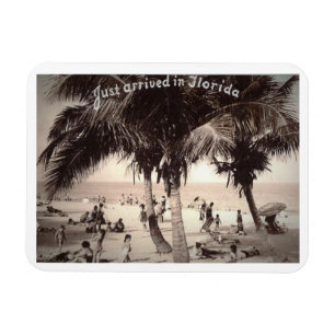 Kom precis till Florida! Vintage Magnet