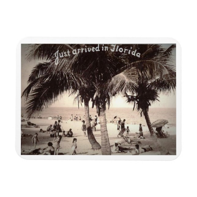 Kom precis till Florida! Vintage Magnet (Horisontell)