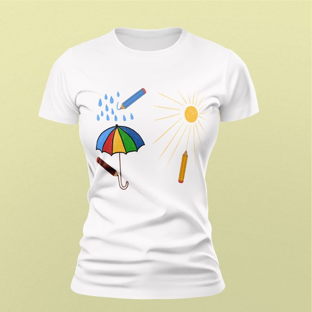Kom Rain eller Shine T Shirt (Skapare uppladdad)
