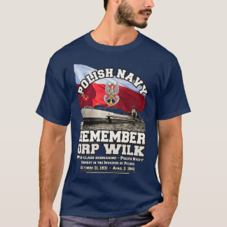KOM RELEM ORP Wilk Polsk marinubåt T Shirt