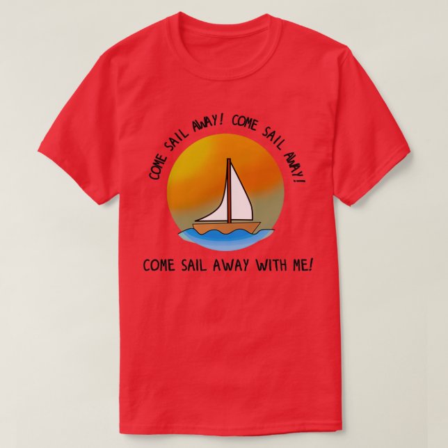 Kom Sail Away Styx-design T Shirt (Design framsida)