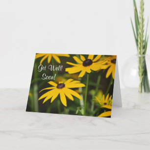 Kom snart! Blommkort Kort