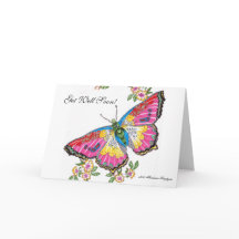 Kom snart! Butterfly och Flowers