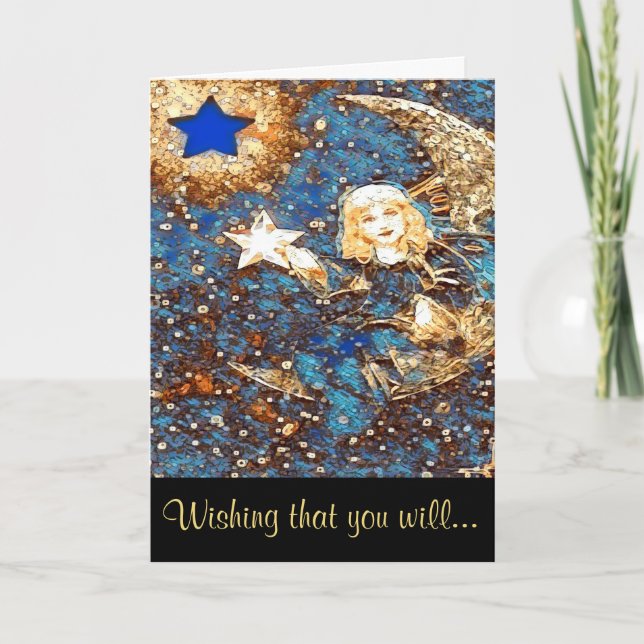 Kom snart - gör en önskan kort (Framsida)