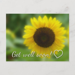 Kom snart: Ljusstark och glad solrosa Vykort