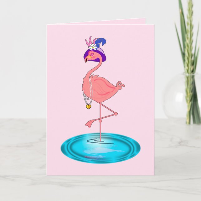 Kom snart med Flamingo Kort (Framsida)