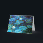 Kom snart, Monets Vatten Lily-konstverk. Kort<br><div class="desc">Jag önskar dig snabb återhämtning. Få ett bra kort med Claude Monets berömd Vatten Lilies-målning, </div>