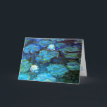 Kom snart, Monets Vatten Lily-konstverk. Kort<br><div class="desc">Jag önskar dig snabb återhämtning. Få ett bra kort med Claude Monets berömd Vatten Lilies-målning, </div>