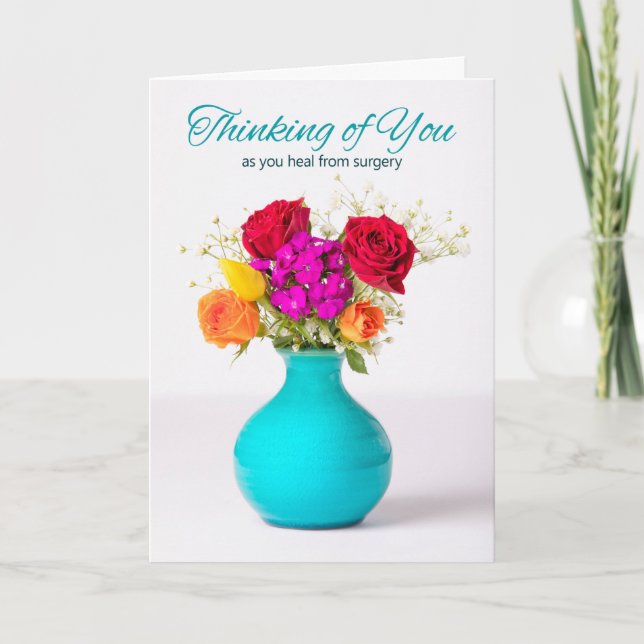 Kom snart och tänka på er operation helgkort (Framsida)