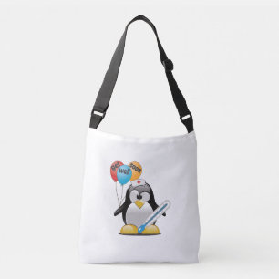 Kom snart. Penguin Nurse. Axelväska