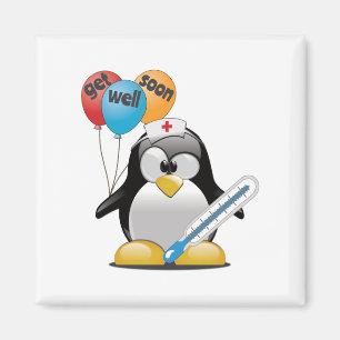 Kom snart. Penguin Nurse. Magnet