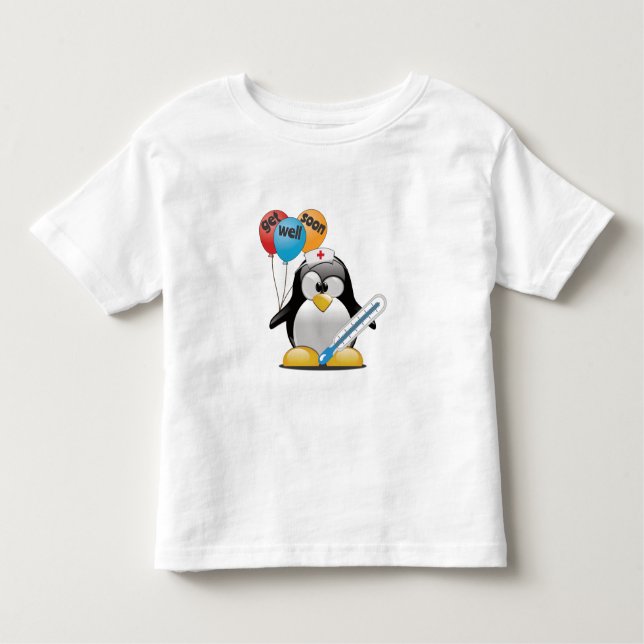 Kom snart. Penguin Nurse. T Shirt (Framsida)