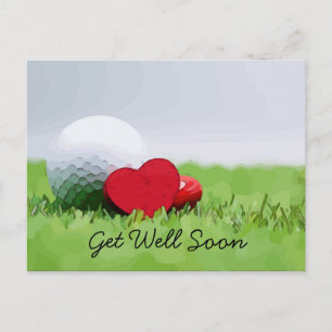 Kom snart till Golfer Card Vykort