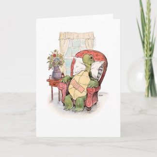 "Kom snart" Turtle Greeting Card Kort