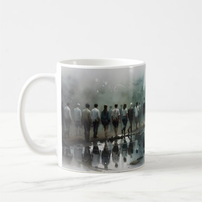 Kom som du är Misty Reflection Artmugg Kaffemugg (Vänster)
