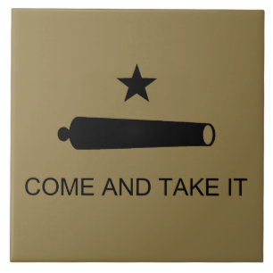 Kom & Ta Det! Texas statliga stridsflagga Kakelplatta
