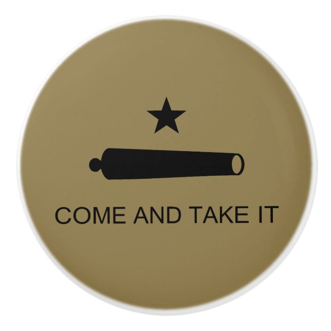 Kom & Ta Det! Texas statliga stridsflagga Knopp (Framsidan)