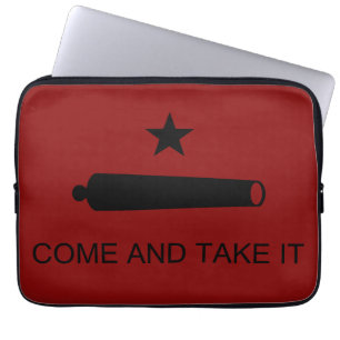 Kom & Ta Det! Texas statliga stridsflagga Laptop Fodral