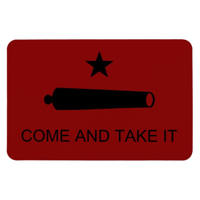 Kom & Ta Det! Texas statliga stridsflagga Magnet (Horisontell)