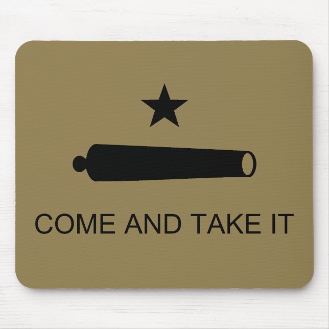 Kom & Ta Det! Texas statliga stridsflagga Musmatta (Framsidan)