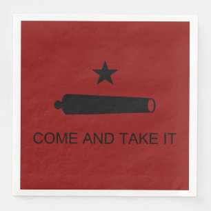 Kom & Ta Det! Texas statliga stridsflagga Pappersservett