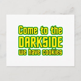 Kom till Darkside vi har Cookies Vykort