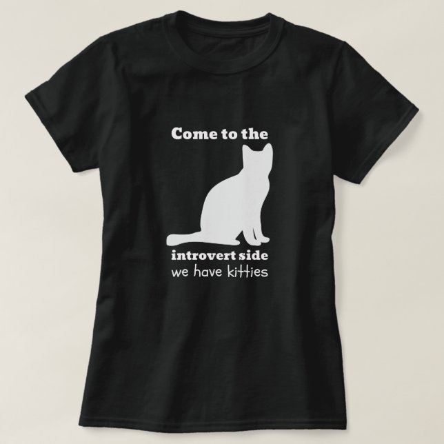 Kom till den inbundna sidan - vi har kattungar t-shirt (Design framsida)