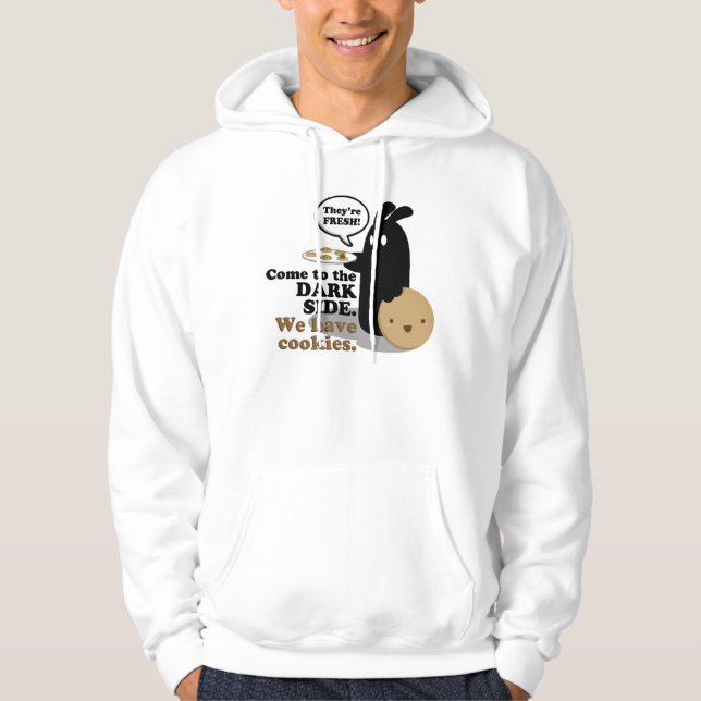 Kom till den mörka sidan. Vi har kakor. Hoodie (Framsida)