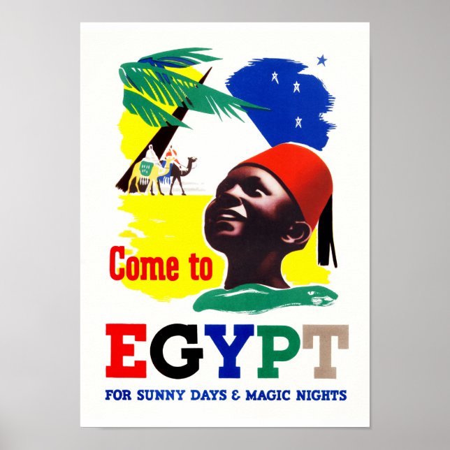 Kom till Egypten Poster (Framsidan)