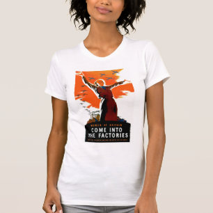 Kom till fabrikerna t-shirt