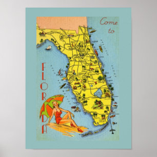 Kom till Florida! Poster