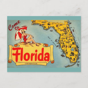 Kom till Florida Vykort