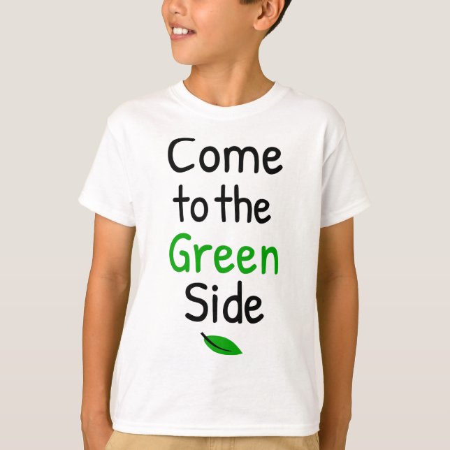 kom till grönten t shirt (Framsida)