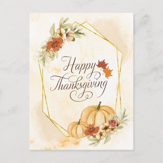 Kom till hans närvaro med Thanksgiving Bible Vykort (Framsida)