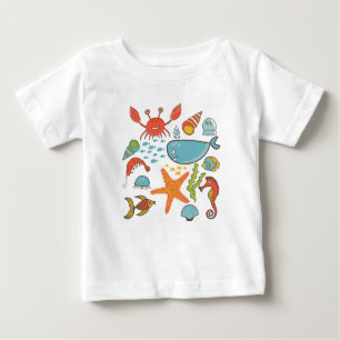 Kom till havskusten! Baby Bodykostym T Shirt