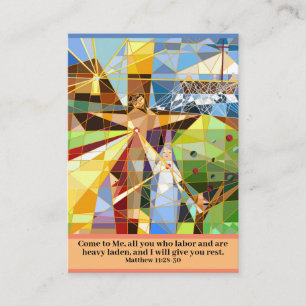 Kom till Jesus Prayer Card Visitkort