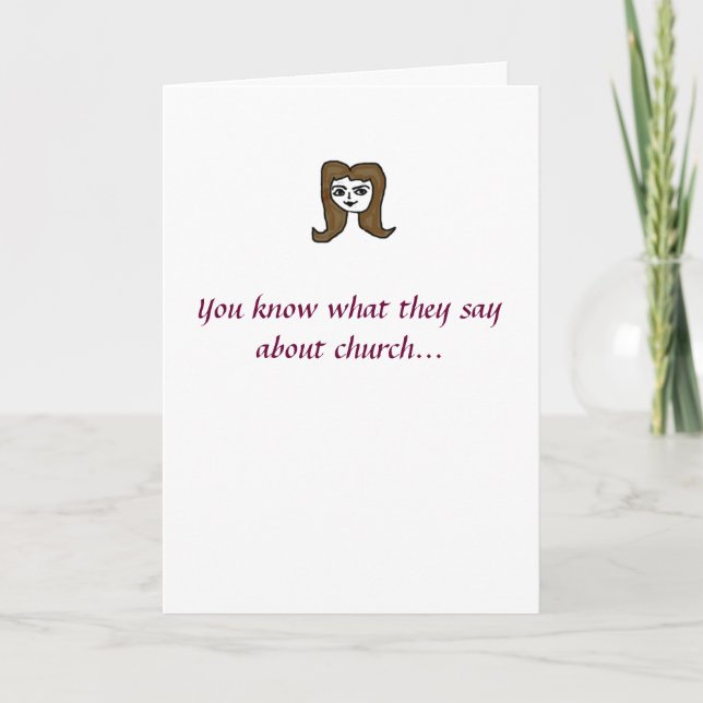 Kom till kyrkan! kort (Framsida)