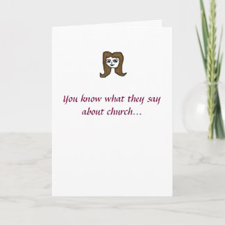 Kom till kyrkan! kort
