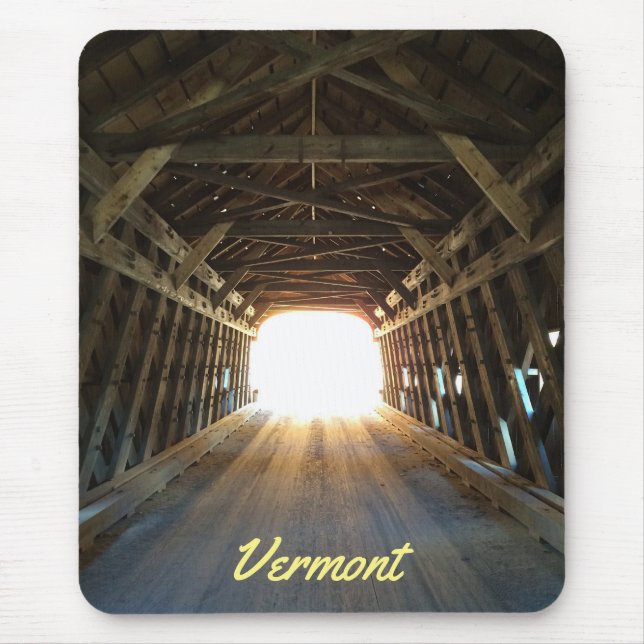 Kom till Light - Vermont Covered Bridge Musmatta (Framsidan)