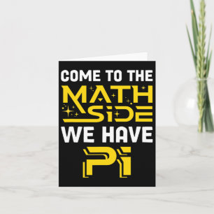 Kom till matematiska vetenskaper. kort