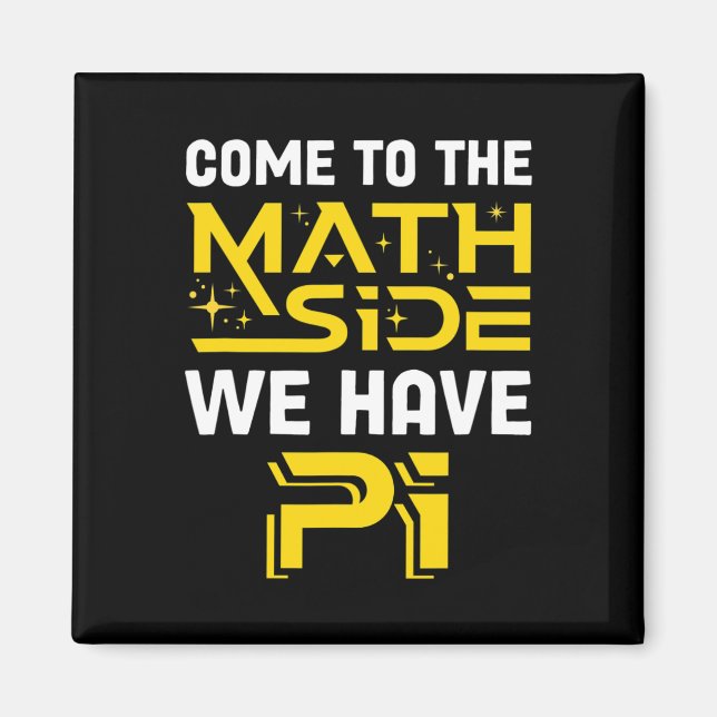 Kom till matematiska vetenskaper. magnet (Framsidan)